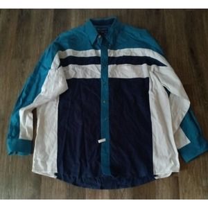 Wrangler Men’s XL Western Shirt  Button Long Sleeves colorblock